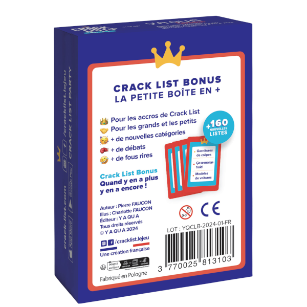 Crack List + Bonus #1 (Extension)
