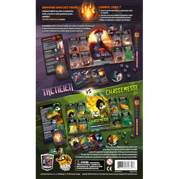 Dice Throne: Saison 2 - Tacticien vs Chasseresse