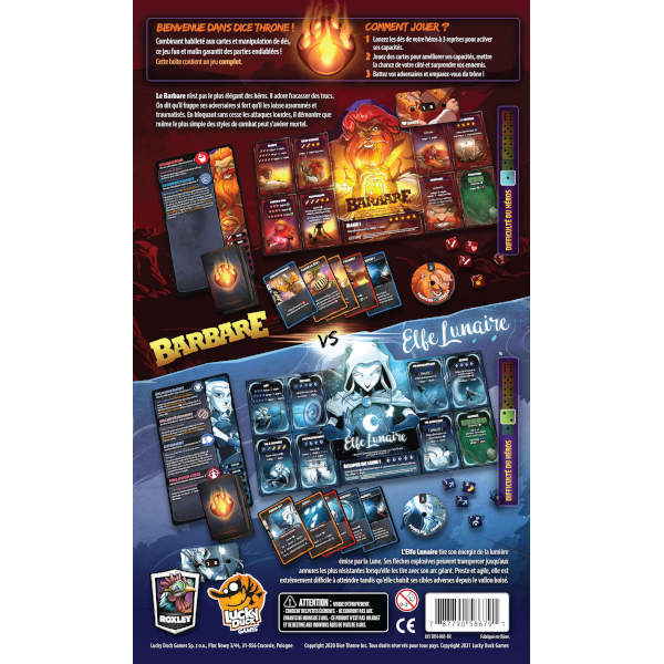 Dice Throne: Saison 1 - Barbare vs Elfe Lunaire