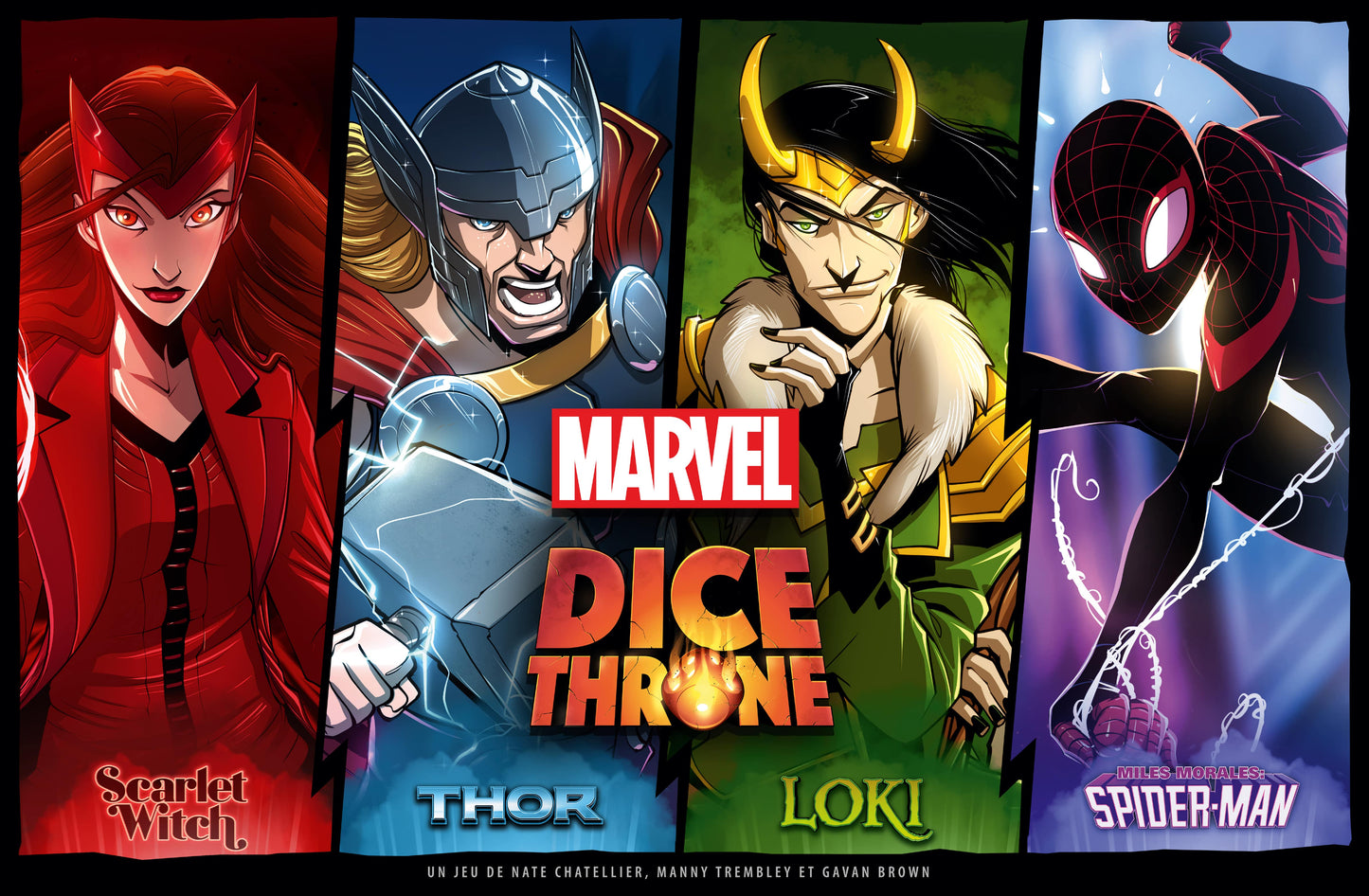 Marvel Dice Throne: Scarlet Witch v. Thor v. Loki v. Spider-Man