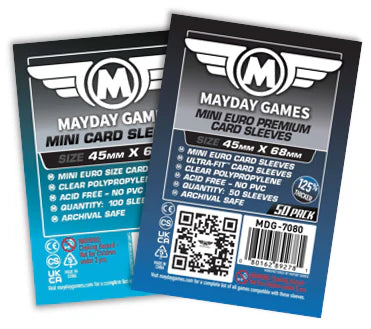 Protège Cartes / Sleeves Premium - 45x68mm (x50) - Mayday Games