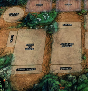 One Deck Dungeon - Tapis de Jeu