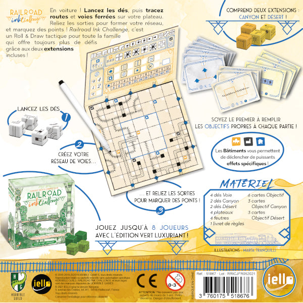 Railroad Ink Challenge: Edition Jaune Brûlant