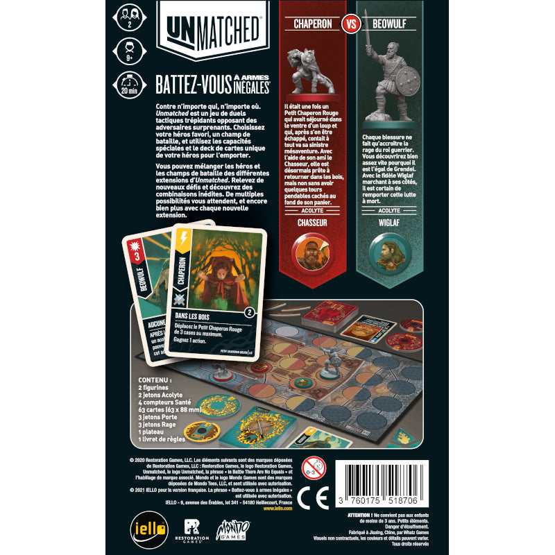 Unmatched: Petit Chaperon Rouge vs Beowulf