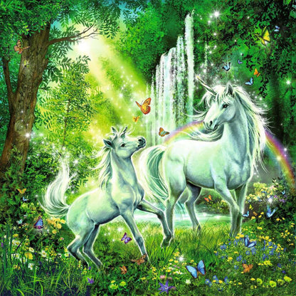 Puzzles 3x49p - Belles Licornes