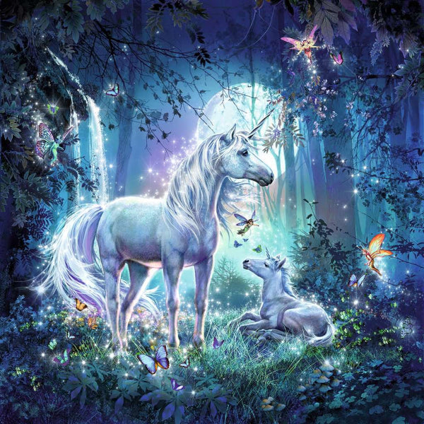 Puzzles 3x49p - Belles Licornes