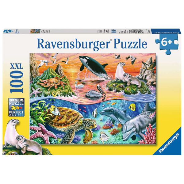 Puzzle 100p XXL - L'océan Coloré