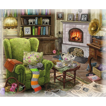 Exit Escape Puzzle 2 - 99p - Le salon du Manoir