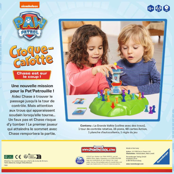 Croque-Carotte Pat'Patrouille : Chase est sur le coup !