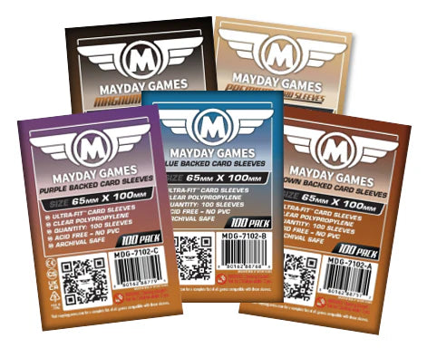 Protège Cartes / Sleeves Premium - 65x100mm (x80) - Mayday Games