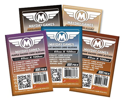 Protège Cartes / Sleeves Premium - 65x100mm (x80) - Mayday Games