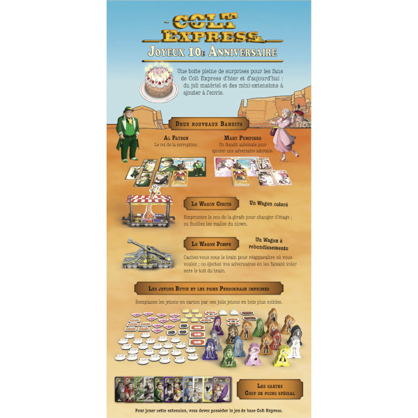Colt Express: Joyeux 10e Anniversaire (Extension)