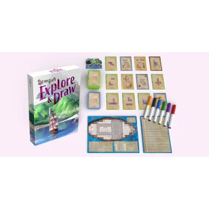 L'île des Chats: Explore & Draw